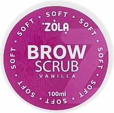 Fragrances, Perfumes, Cosmetics Vanilla Brow Scrub - Zola Brow Scrub Vanilla