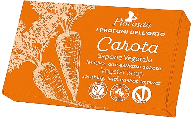 Carrot Natural Soap - Florinda Carota — photo N1