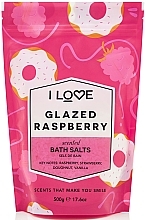 Fragrances, Perfumes, Cosmetics Bath Salt "Glazed Raspberry" - I Love Glazed Raspberry Bath Salt