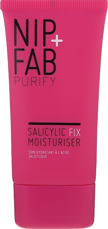 Face Cream with Salicylic Acid - NIP+FAB Salicylic Fix Moisturiser Cream — photo N2