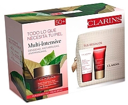 Fragrances, Perfumes, Cosmetics Set - Clarins Super Restorative Dry Skin (d/cr/50ml + n/cr/15ml + f/balm/15ml + pouch)