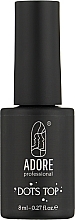 Fragrances, Perfumes, Cosmetics Matte Top Coat - Adore Professional Dots Top Matte