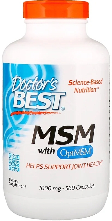 MSM with OptiMSM, 1000mg, capsules - Doctor's Best — photo N2