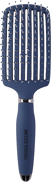 Ovia Blue Hair Brush - Sister Young Hair Brush — photo N2