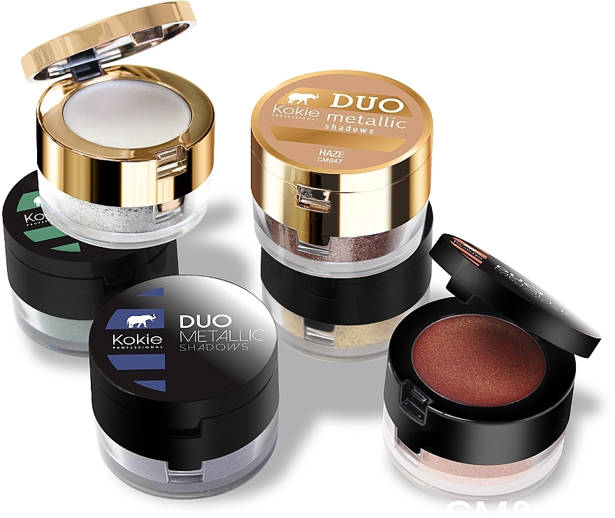 2-in-1 Dual Eyeshadow - Kokie Professional Duo Metallic Eyeshadow — photo N2