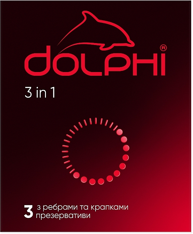 3-in-1 Condoms - Dolphi — photo N1