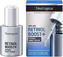 Fragrances, Perfumes, Cosmetics Intensive Night Face Serum - Neutrogena Retinol Boost+ Intense Night Serum