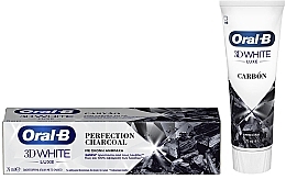 Fragrances, Perfumes, Cosmetics Whitening Toothpaste - Oral-B 3D White Luxe Perfection Charcoal Toothpaste