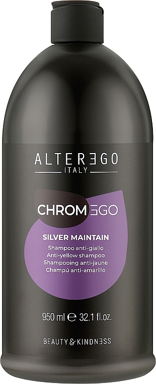 Shampoo for Blond & Grey Hair - Alter Ego ChromEgo Silver Maintain Shampoo — photo N2