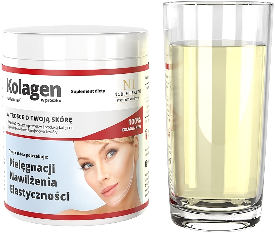 Powder Collagen with Vitamin C - Noble Health Kolagen Vitamin C — photo N3