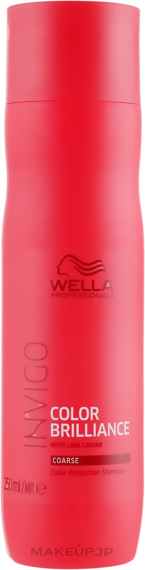 Color Protection Shampoo for Colored & Coarse Hair - Wella Professionals Invigo Brilliance Coarse Hair Shampoo — photo 250 ml