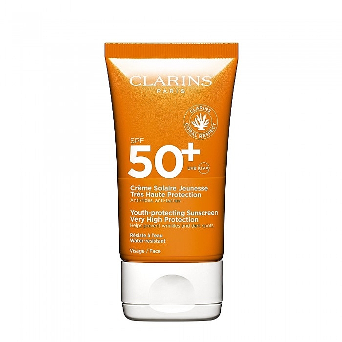 Anti-Wrinkle Sunscreen - Clarins Youth-Protecting Sunscreen SPF 50 — photo N1