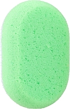 Owal Relax Massage Body Sponge, green - Sanel Owal Relax — photo N1