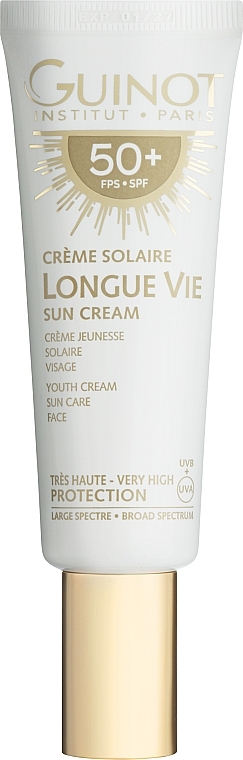 Rejuvenating Face Sunscreen - Guinot Longue Vie Sun Cream SPF 50+ — photo N1