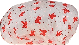 Fragrances, Perfumes, Cosmetics Shower Cap, 9298, Red Bows - Donegal Shower Cap