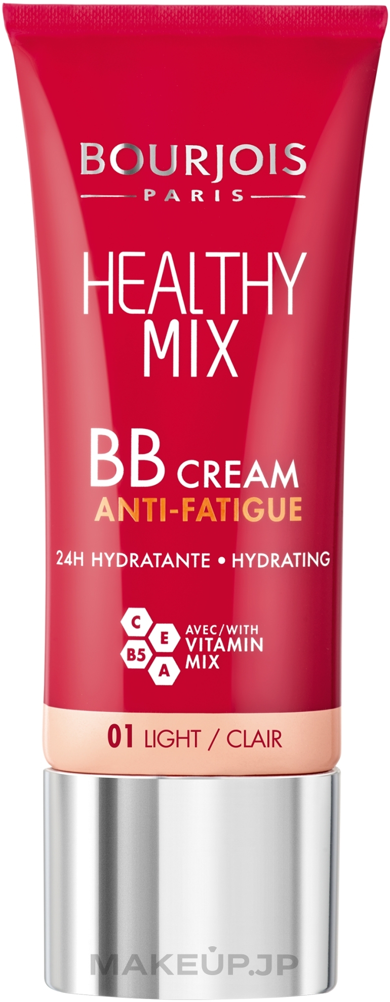 BB Cream - Bourjois Healthy Mix BB Cream Anti-Fatigue — photo 01 - Light/Clair