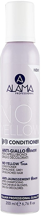 Anti-Yellow Conditioner Mousse for Blonde & Bleached Hair - Alama No Yellow Conditioner — photo N1