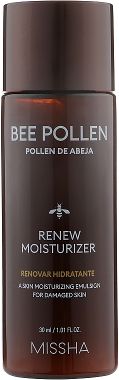 Set - Missha Bee Pollen Renew Skincare Set (ton/150ml + emulsion/130ml + mini/ton/30ml + mini/emulsion/30ml) — photo N5