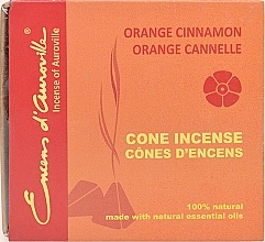 Orange & Cinnamon Incense Cones - Maroma Encens d'Auroville Cone Incense Orange Cinnamon — photo N2