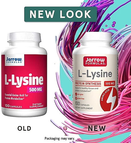 Dietary Supplement "L-Lysine 500mg" - Jarrow Formulas L-Lysine 500mg — photo N2