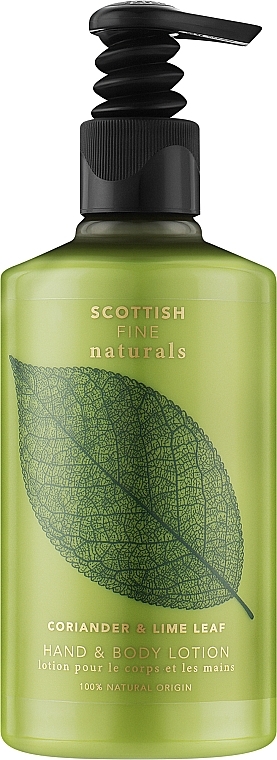 Hand & Body Lotion "Coriander & Lime Leaf" - Scottish Fine Soaps Naturals Coriander & Lime Leaf Body Lotion — photo N1