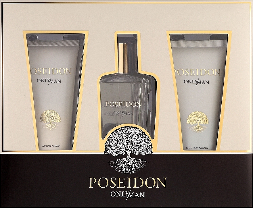 Set (edt/100ml + sh/gel/100ml + ash/lot/100ml) - Instituto Espanol Poseidon Only Man  — photo N1