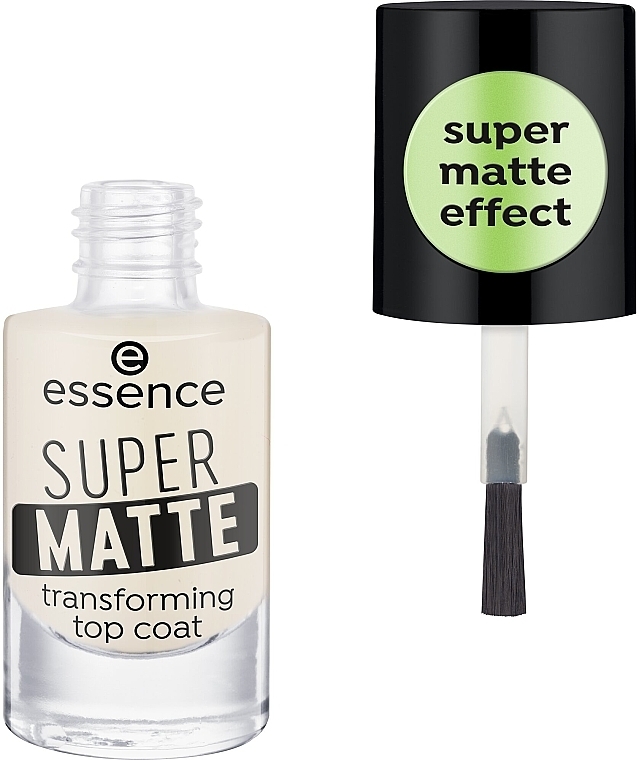 Super Matte Top Coat - Essence Super Matte Transforming Top Coat — photo N1