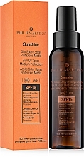 Fragrances, Perfumes, Cosmetics Moisturizing Face & Body Sun Spray - Philip Martin's Sunshine SPF 15 Spray