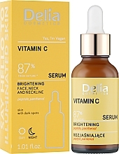 Brightening Face, Neck & Decollete Serum with Vitamin C - Delia Vitamin C Serum — photo N2