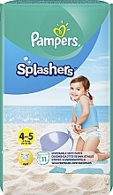 Swim Shorts, size 4-5 (9-15 kg), 11 pcs - Pampers Splashers — photo N2