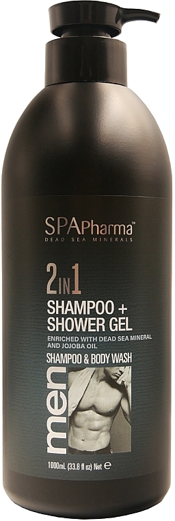 2in1 Shampoo & Shower Gel - Spa Pharma Men Shampoo & Body Wash 2in1 Energizing — photo N1