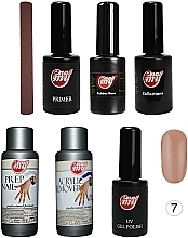 Set - My Nail №7 (prep/60ml + primer/14.6g + base/7g + gel/7g + top/7g + remover/60ml + nailfile) — photo N1