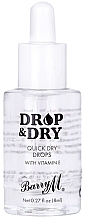 Fragrances, Perfumes, Cosmetics Quick-Drying Nail Drops - Barry M Drop & Dry Quick Dry Nail Drops