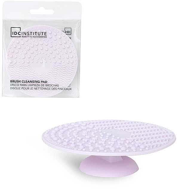 Brush Cleaning Mat, Lilac - IDC Institute 2-in-1 Brush Cleaning Mat — photo N1