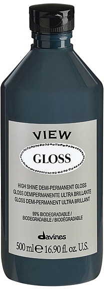 High-Shine Demi-Permanent Gloss - Davines View Gloss High Shine Demi-Permanent Gloss — photo N1