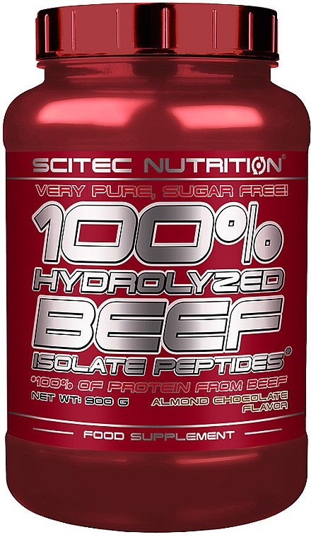 Hydrolyzed Protein - Scitec Nutrition 100% Hydrolyzed Beef Isolate Peptides Almond-Chocolate — photo N2