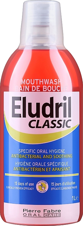 Mouthwash with Dispenser - Pierre Fabre Oral Care Eludril Classic Mouthwash — photo N1