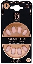 False Nail Set - Sosu by SJ Salon Nails In Seconds Shy Girl — photo N1