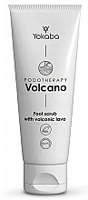 Fragrances, Perfumes, Cosmetics Fine-Grained Foot Scrub with Volcanic Lava - Yokaba Podotherapy Volcano Foot Scrub