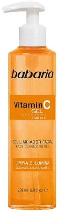 Vitamin C Cleansing Gel - Babaria Hyaluronic Acid Face Cleansing Gel — photo N1