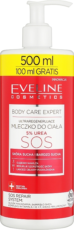 Ultra-Regenerating Body Lotion - Eveline Cosmetics Body Care Expert — photo N1