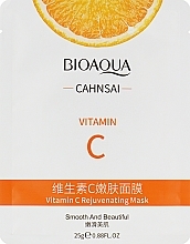 Fragrances, Perfumes, Cosmetics Vitamin C Sheet Mask - Bioaqua Cahnsai Vitamin C