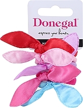 Fragrances, Perfumes, Cosmetics Hair Ties, 5 pcs, FA-5682+1, red+pink+lilac+blue - Donegal