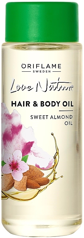 Body & Hair Almond Oil - Oriflame Love Nature  — photo N1