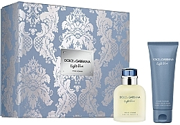 Fragrances, Perfumes, Cosmetics Dolce & Gabbana Light Blue Pour Homme - Set (edt/75ml + ash/balm/75ml)