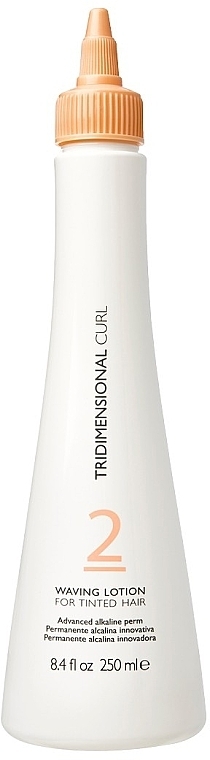 Waving Lotion for Tinted Hair - No Inhibition Tridimensional Curl 2 Waving Lotion — photo N1