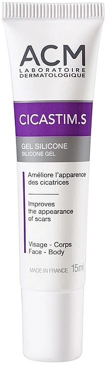 Keloid Scar Treatment Gel - ACM Laboratoires Cicastim S Silicone Gel — photo N1