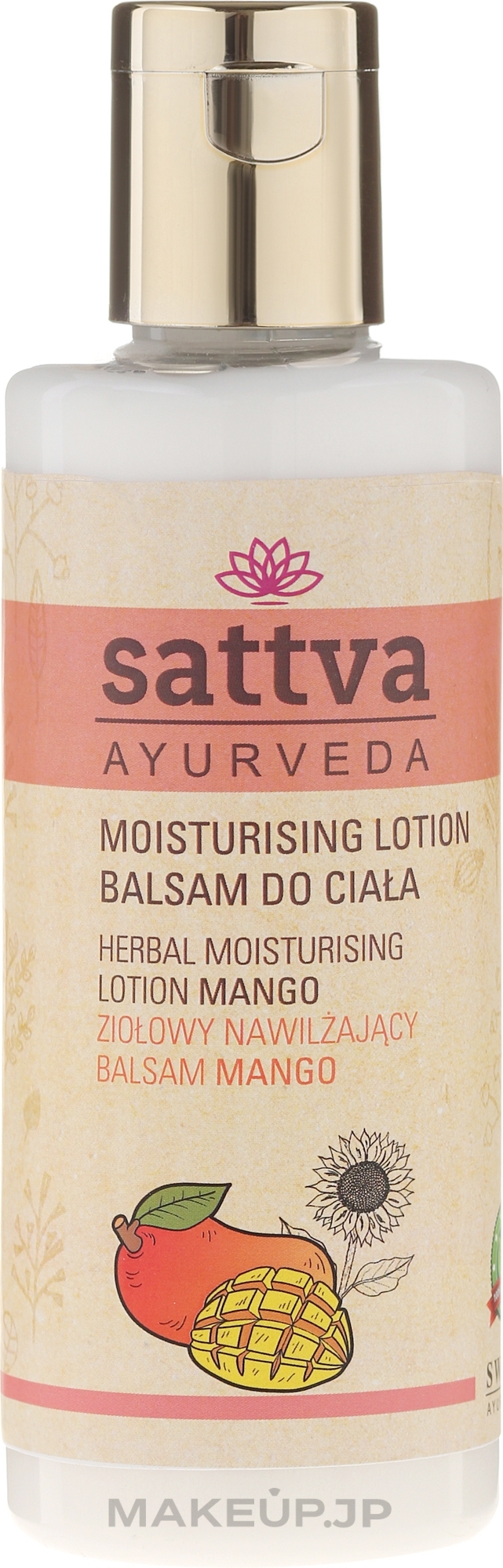 Body Lotion - Sattva Herbal Moisturising Lotion Mango — photo 210 ml
