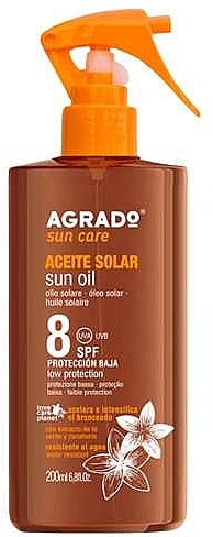 Tan Accelerating & Boosting Oil SPF8 - Agrado Aceite Solar SPF8 — photo N1