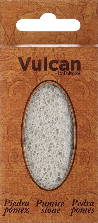 Pumice, 84x44x32mm, ash - Vulcan Pumice Stone — photo N1